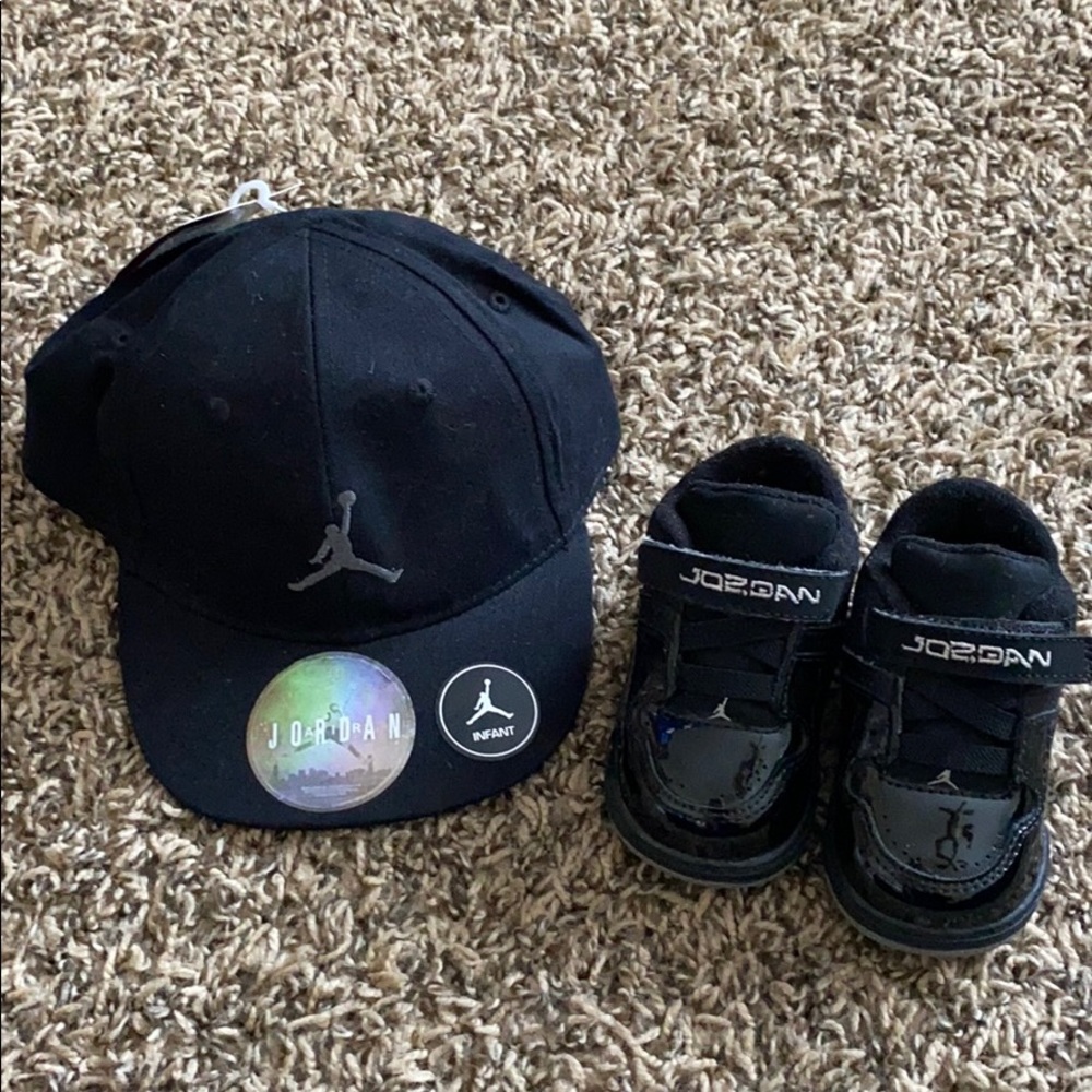 Jordan Infant Hat and Shoes